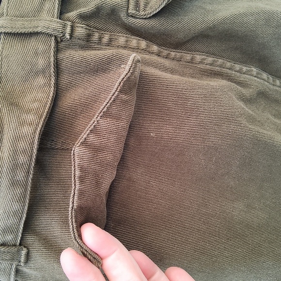 PacSun Los Angeles army green cargo pocket pants size 24 - Picture 8 of 12